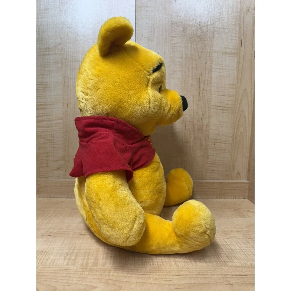 Mattel Disney Winnie The Pooh Plush Jumbo 21” Stuffed Animal Bear Arcotoys Vtg